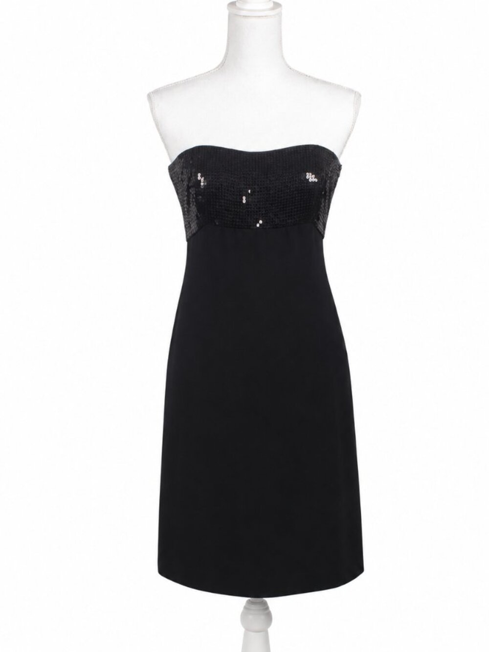 NWT ANN TAYLOR Glam Date Night Cocktail Party Sequined Mini Tube Dress Size 2